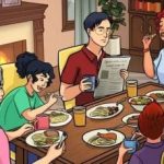 Υπάρχει ένα κρυμμένο σφάλμα στην εικόνα ενός οικογενειακού δείπνου: μόνο