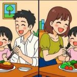 Τεστ IQ: βρείτε 3 διαφορές σε εικόνες ενός οικογενειακού γεύματος