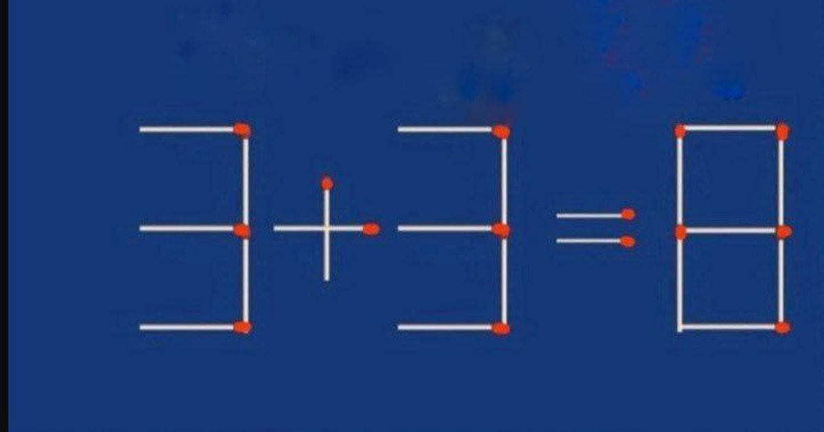 Ένα παιδικό παζλ με σπίρτα που δεν μπορούν να λύσουν όλοι οι ενήλικες