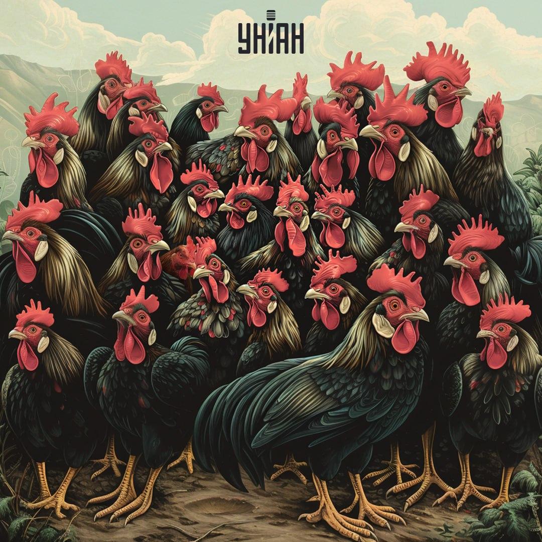 Βρείτε το κοτόπουλο στο οπτικό παζλ στο χρόνο / Moje κολάζ